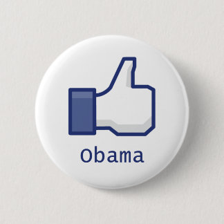 Badge Rond 5 Cm Comme Obama