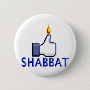 Badge Rond 5 Cm Comme Shabbat