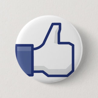 Badge Rond 5 Cm Comme une main - Pouce levé FB
