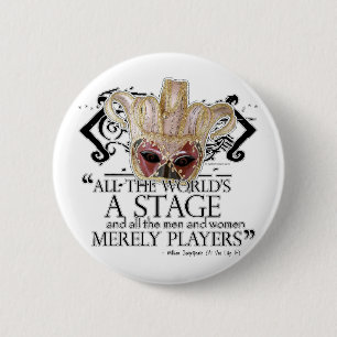 Badge Rond 5 Cm Comme vous l'aimez pour citer