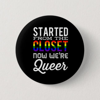 Badge Rond 5 Cm Commencé à partir du cabinet maintenant nous