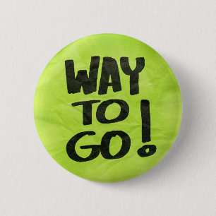 Badge Rond 5 Cm Comment aller Reconnaissance Louange positive pour