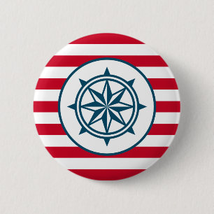 Badge Rond 5 Cm Compas