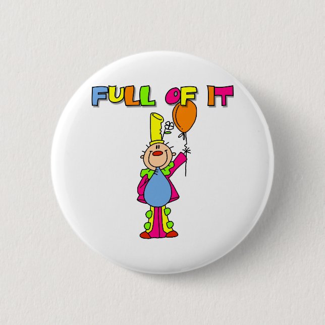 Badge Rond 5 Cm Complètement de lui (Devant)