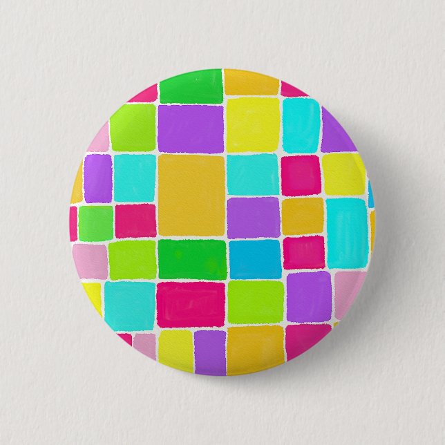 Badge Rond 5 Cm Composition en aquarelle (Devant)