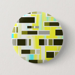 Badge Rond 5 Cm Composition jaune