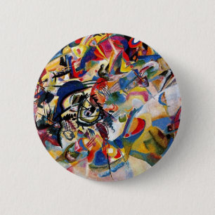 Badge Rond 5 Cm Composition VII de Kandinsky