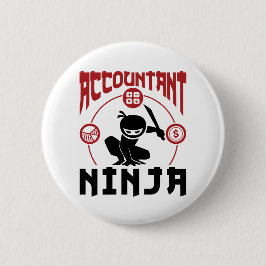 Badge Rond 5 Cm Comptable Ninja Comptabilité CPA