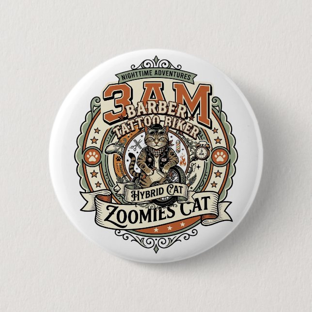 Badge Rond 5 Cm Comptable Saison Fiscale Chat Comptable Saison Fis (Devant)