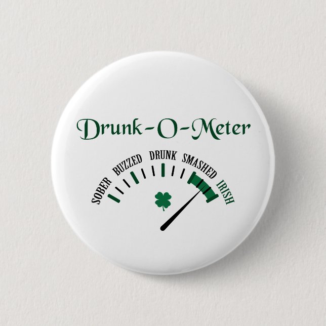 Badge Rond 5 Cm Compteur ivre (Devant)