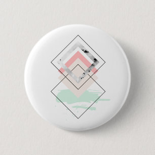 Badge Rond 5 Cm Conception abstraite géométrique