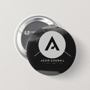 Badge Rond 5 Cm Conception de bouton classique