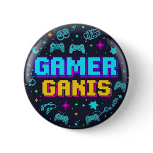 Conception de bouton de jeu en pixel art rétro"