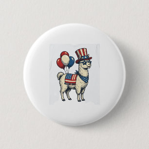 Badge Rond 5 Cm Conception de chemise à gravure vintage lama patri