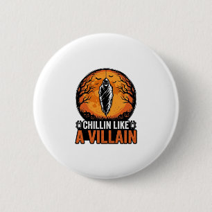 Badge Rond 5 Cm Conception de chemise de gravure vintage de méchan