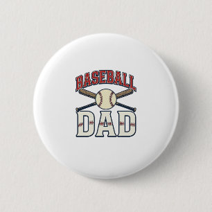 Badge Rond 5 Cm Conception de chemise de gravure vintage de papa d