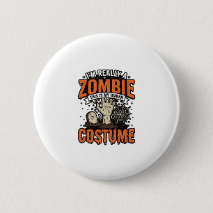 Badge Rond 5 Cm Conception de chemise Halloween Costume Zombie Vin