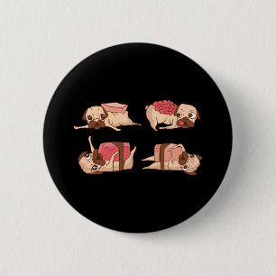 Badge Rond 5 Cm Conception de Foodie de Teckels Drôles