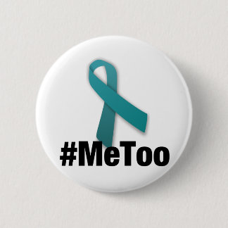 Badge Rond 5 Cm Conception de #MeToo avec le ruban