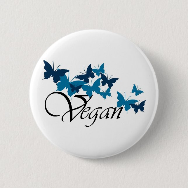 Badge Rond 5 Cm Conception de papillons Vegas (Devant)