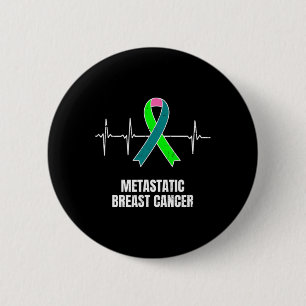 Badge Rond 5 Cm Conception de sensibilisation au cancer du sein mé