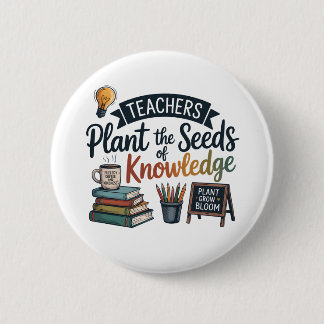 Badge Rond 5 Cm Conception de sublimation de cadeau pour enseignan