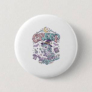Badge Rond 5 Cm Conception de T-Shirt de Style Rétro Magique de Li