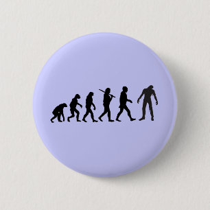 Badge Rond 5 Cm Conception de T-shirt d'évolution de zombi