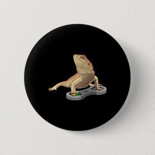 Badge Rond 5 Cm Conception Dragon Lourd Pour Enfants Animaux Vidéo