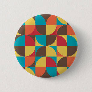 Badge Rond 5 Cm Conception Géométrique Abstraite 110421v5