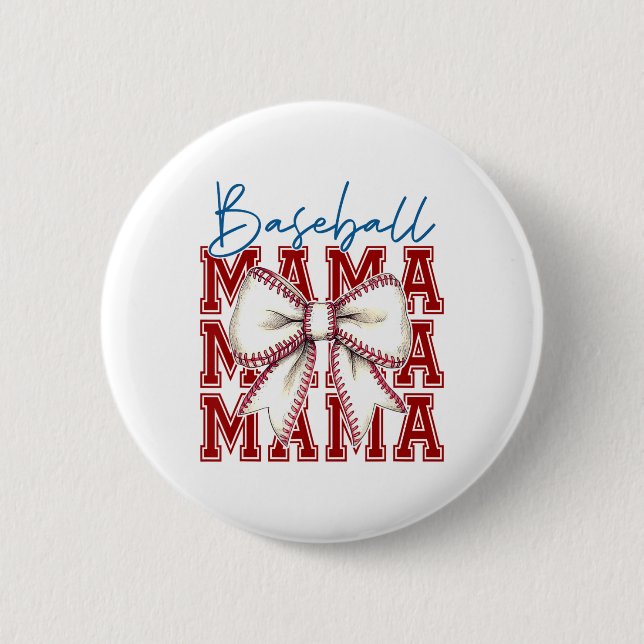 Badge Rond 5 Cm Conception graphique unique de Bysebyll Mama Bow (Devant)
