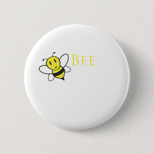 Badge Rond 5 Cm Conception inspirée libre d'abeille