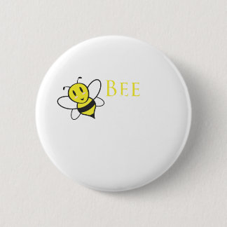 Badge Rond 5 Cm Conception inspirée libre d'abeille