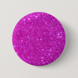 Badge Rond 5 Cm Conception personnalisable d'étincelle rose de