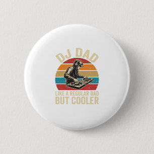 Badge Rond 5 Cm Conception vectorielle de coucher de soleil vintag