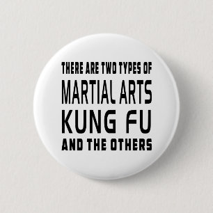 Badge Rond 5 Cm Conceptions d'arts martiaux de Kung Fu