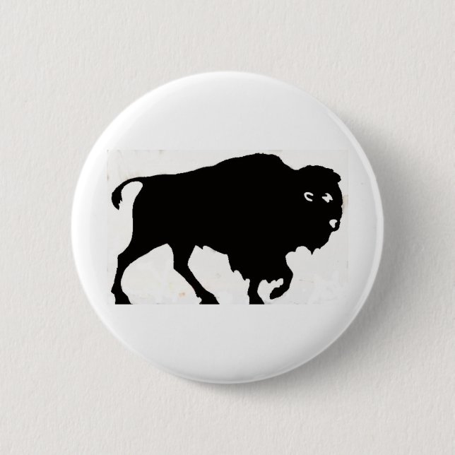 Badge Rond 5 Cm Conceptions de Buffalo (Devant)