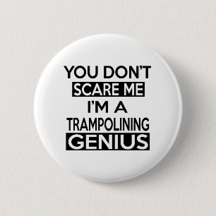 BADGE ROND 5 CM CONCEPTIONS DE GÉNIE DE TRAMPOLINING