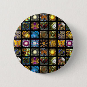 Badge Rond 5 Cm Conceptions de Steampunk