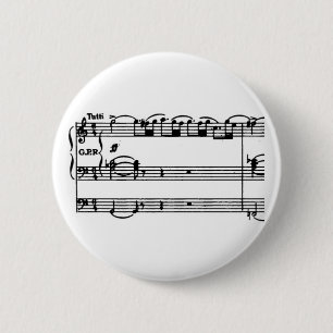 Badge Rond 5 Cm Concert d'orgue de Poulenc