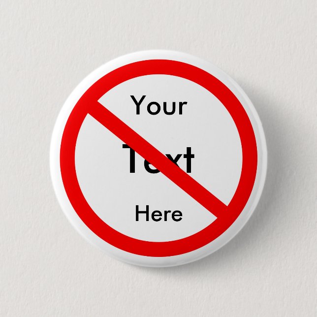 Badge Rond 5 Cm Concevez vos propres AUCUN bouton (Devant)