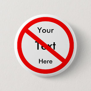 Badge Rond 5 Cm Concevez vos propres AUCUN bouton