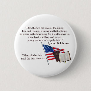 Badge Rond 5 Cm Confiance dans Dieu