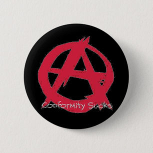 Badge Rond 5 Cm Conformité Sucks{Anarchy}