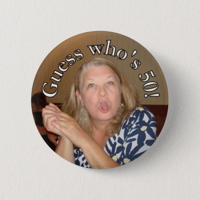 Badge Rond 5 Cm Conjecture qui (Devant)