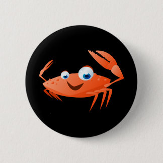 Badge Rond 5 Cm Connor le crabe