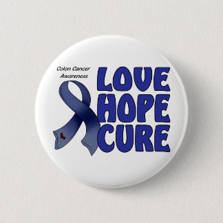 Badge Rond 5 Cm Conscience de cancer du colon