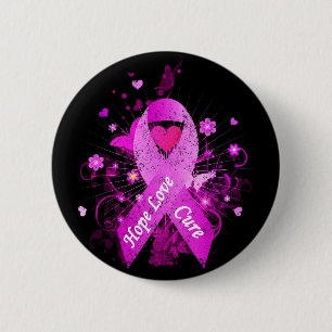 Badge Rond 5 Cm Conscience de cancer du sein
