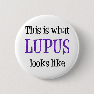 Badge Rond 5 Cm Conscience de lupus