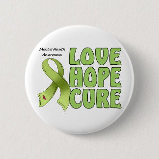 Badge Rond 5 Cm Conscience de santé mentale